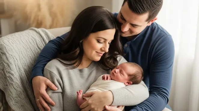 Newborn Photoshoot with Parents